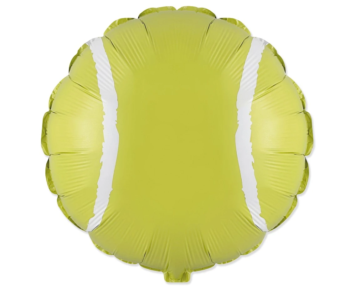 Foil balloon 18" FX - Tennis ball (round), unpacked